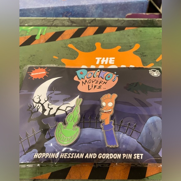 Rocko’s Modern Life Enamel Pin Set - Picture 2 of 3